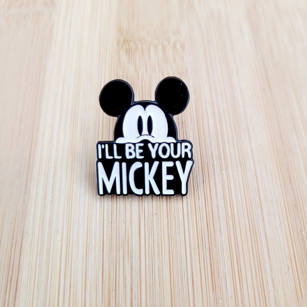 2/$20 Brand New Mickey Mouse Black Pin